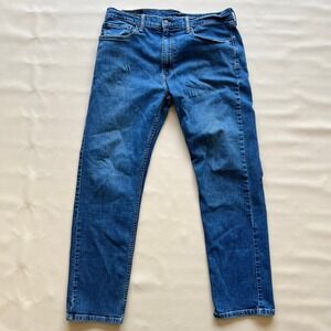 Levi 505 Jeans Men's W36 L32 Regular Fit Blue Denim Pants